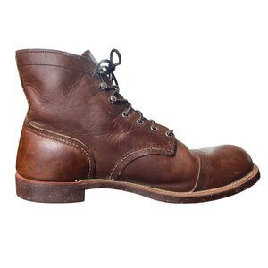 Red Wing Shoes Iron Ranger Leather Boots USA 8111 Amber Harness Mens Size 12 D